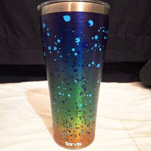 TERVIS  MAHI Stainless Steel Tumbler Blue-Green Insulated 30 oz New